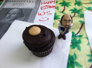 Sure. Shakespeare got a cupcake on HIS day.